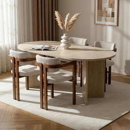 Nordure Meridia 4 - Travertino, Nogal, Blanco